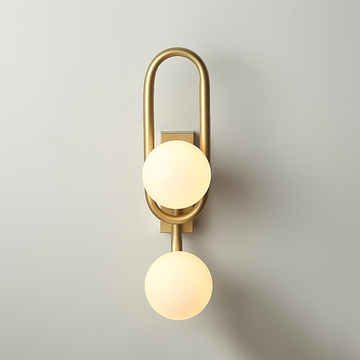 Alphaia Moderne minimalistische wandlamp van glas