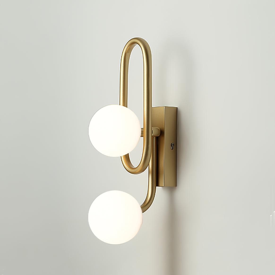 Alphaia Moderne minimalistische wandlamp van glas
