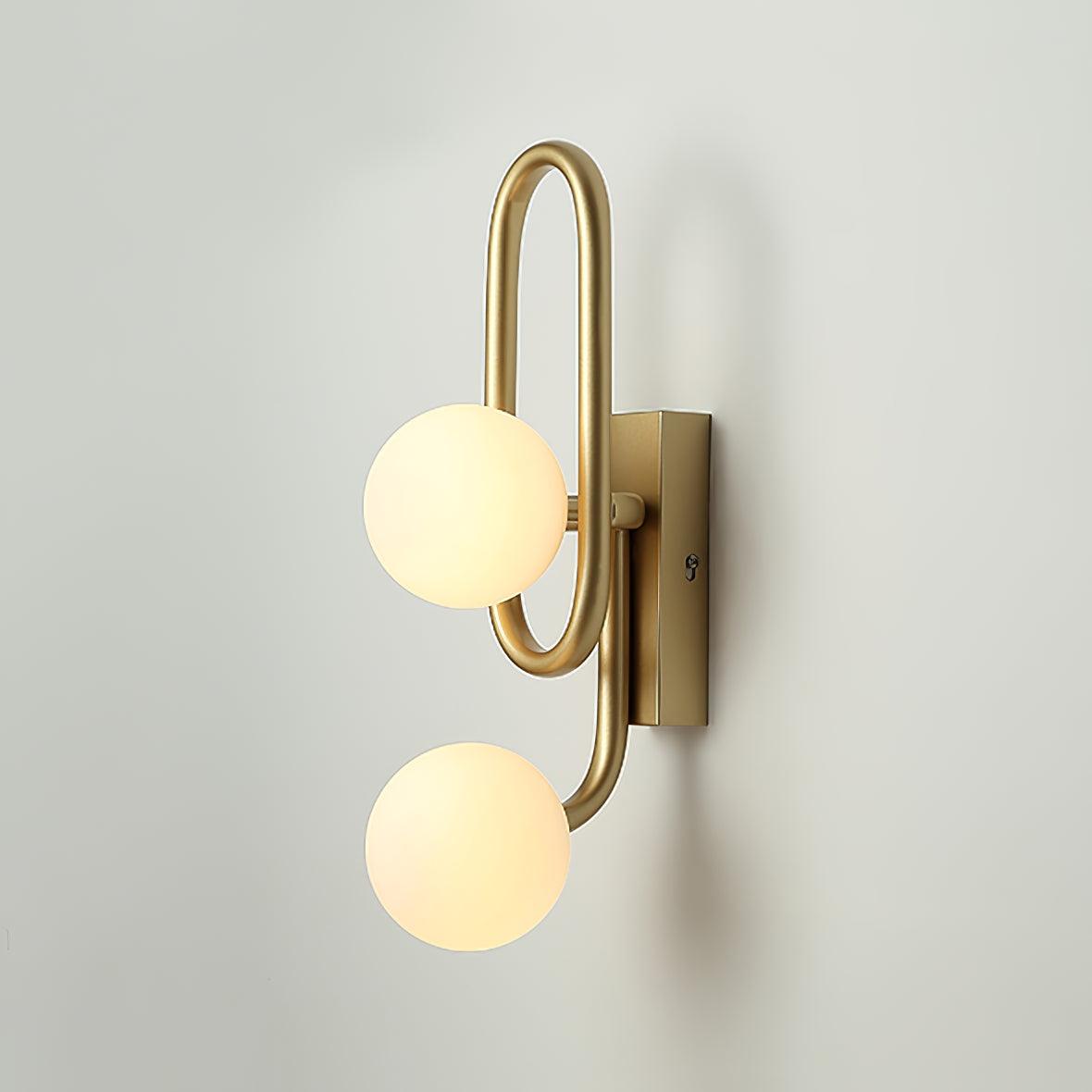 Alphaia Moderne minimalistische wandlamp van glas