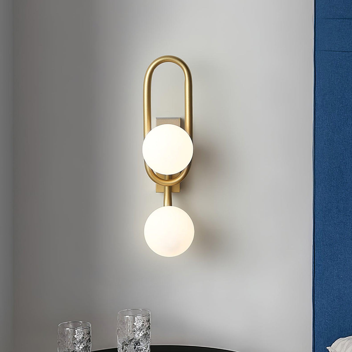 Alphaia Moderne minimalistische wandlamp van glas