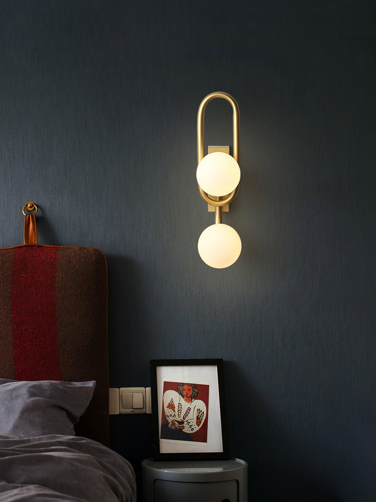 Alphaia Moderne minimalistische wandlamp van glas