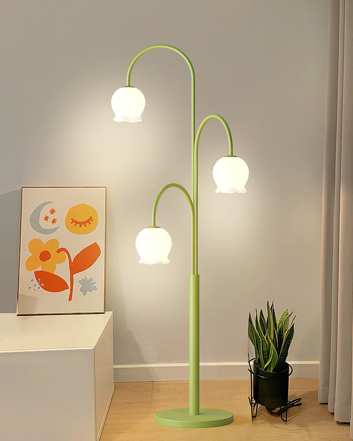 Lilic Orchid vloerlamp