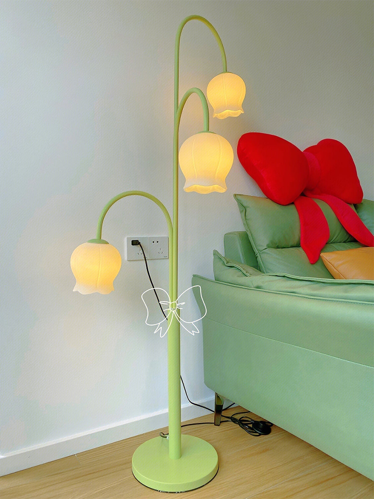 Lilic Orchid vloerlamp