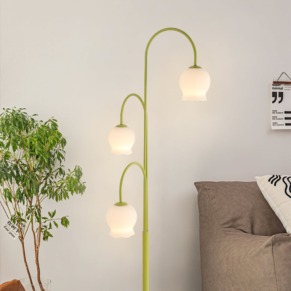 Lilic Orchid vloerlamp