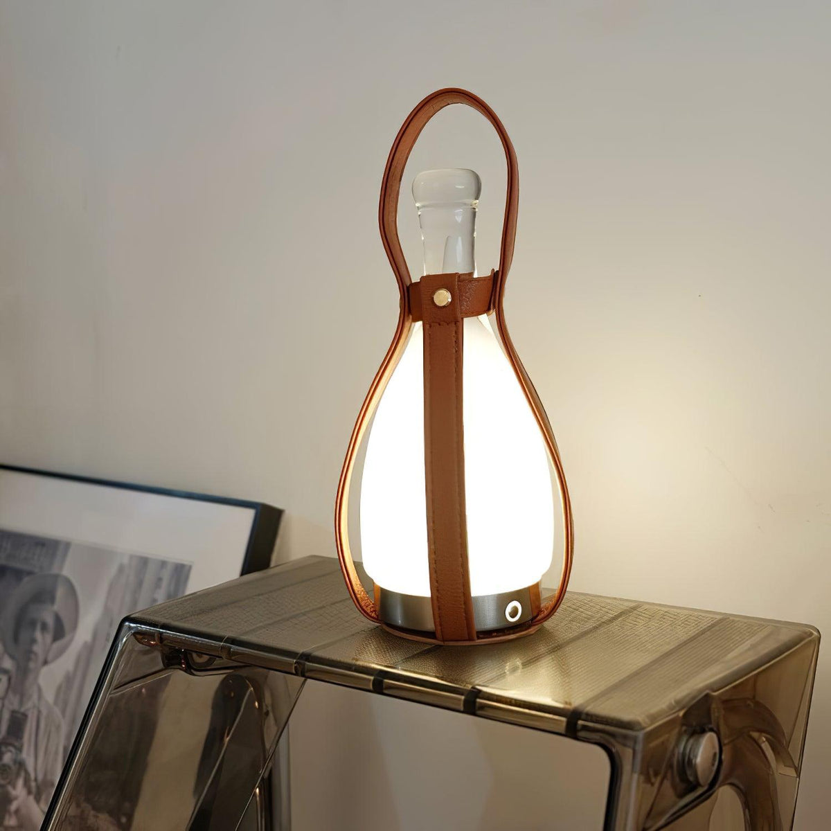 Ales Leder Vintage tafellamp