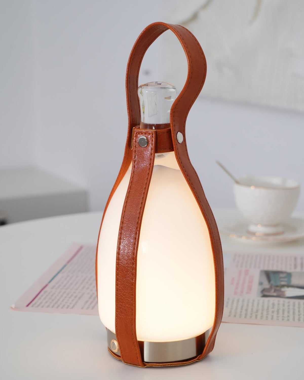 Ales Leder Vintage tafellamp