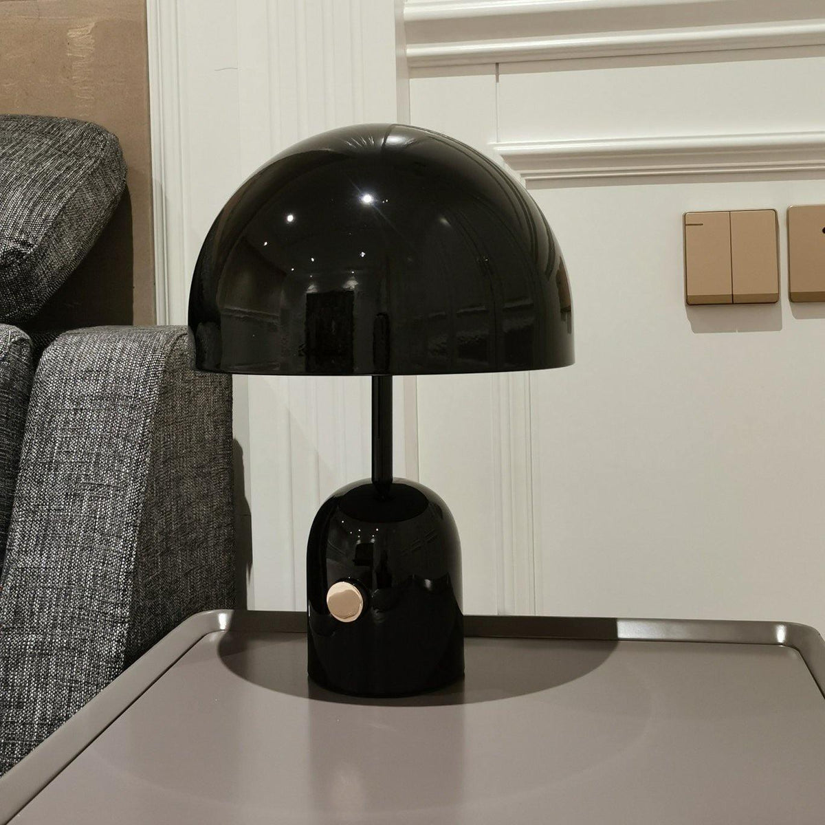 Ames luxe tafellamp in chrome