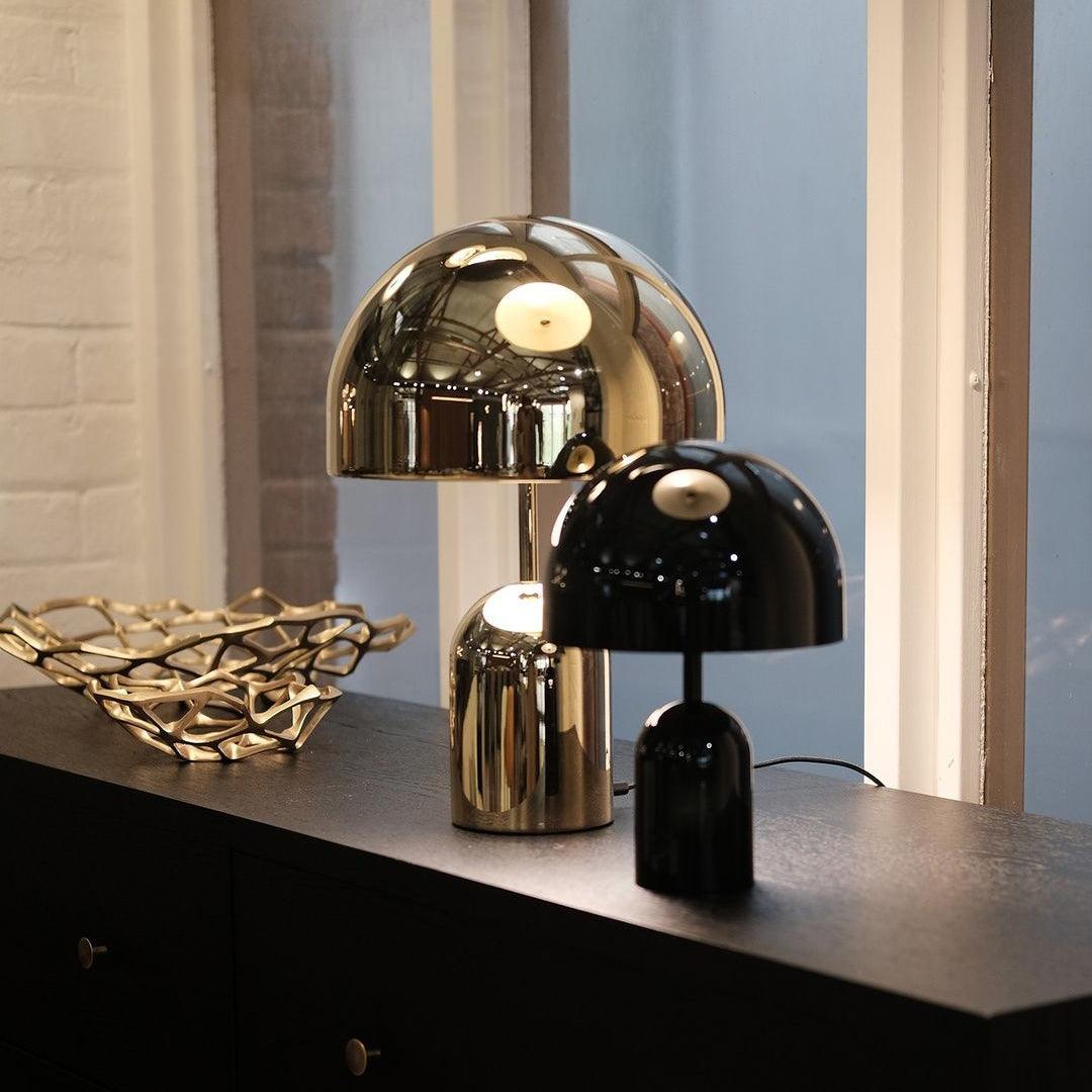 Ames luxe tafellamp in chrome