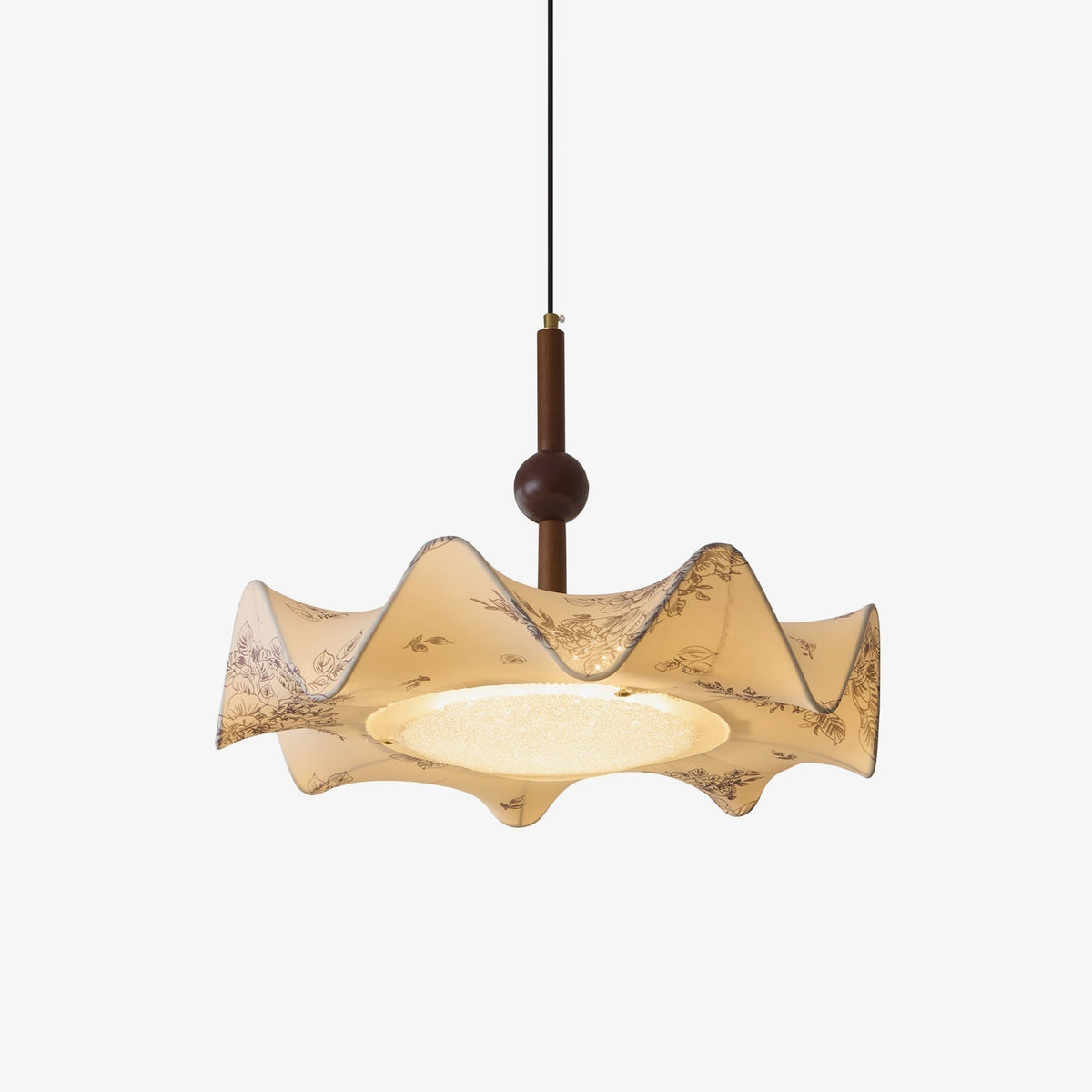 Zoshaos Traditionele Elegantie Vintage Stoffen Hout hanglamp