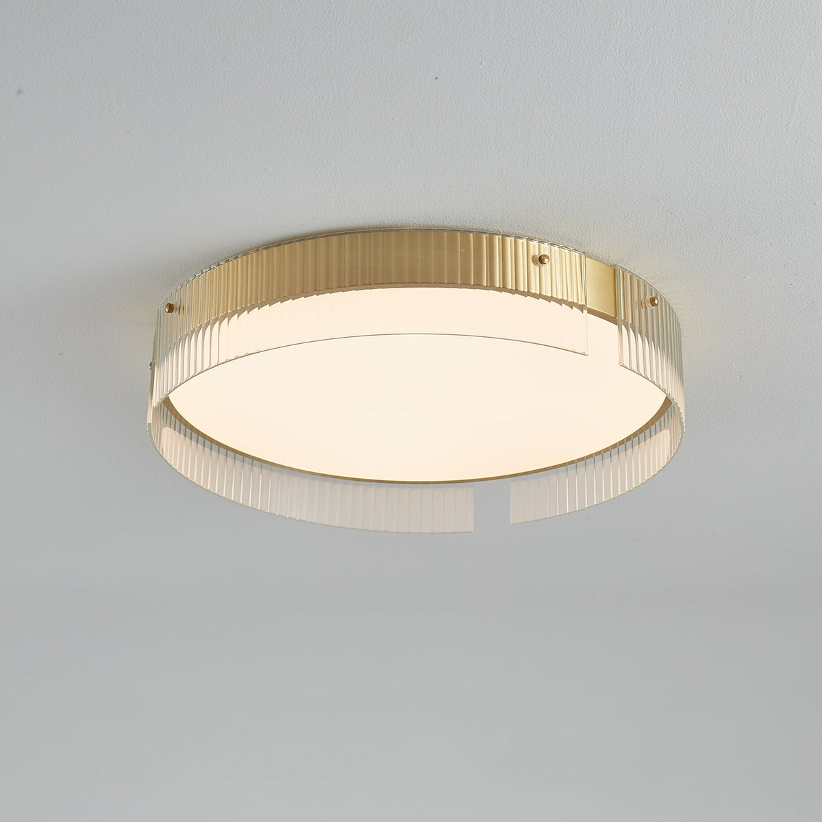 Ovenaris modern Minimalistisch Messing Plafondlamp