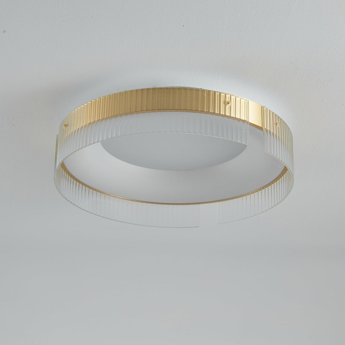 Ovenaris modern Minimalistisch Messing Plafondlamp