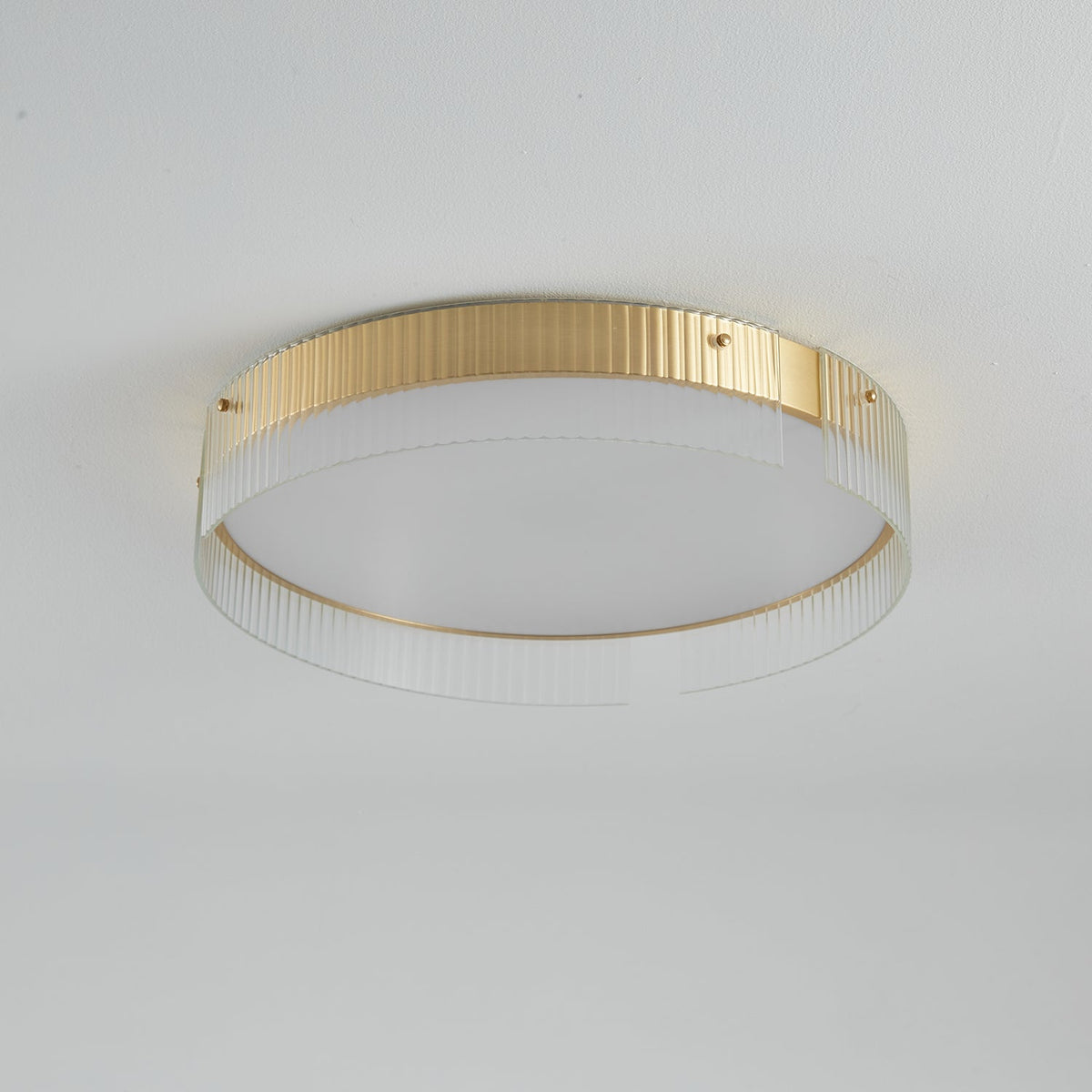 Ovenaris modern Minimalistisch Messing Plafondlamp