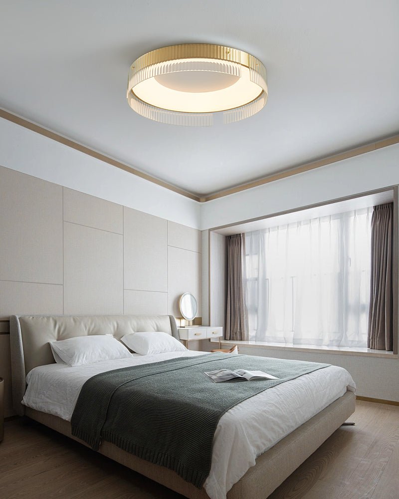 Ovenaris modern Minimalistisch Messing Plafondlamp