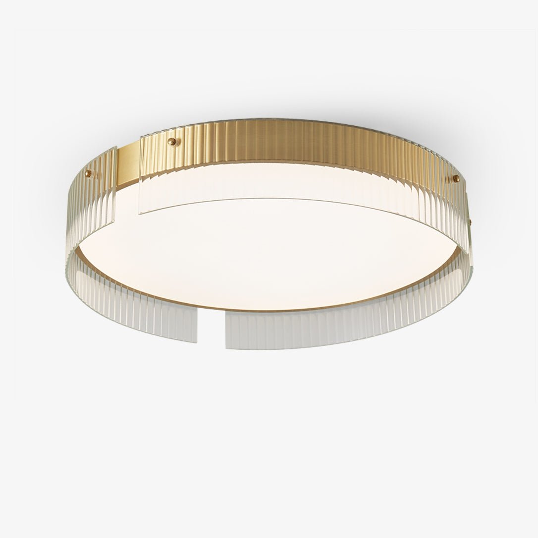 Ovenaris modern Minimalistisch Messing Plafondlamp