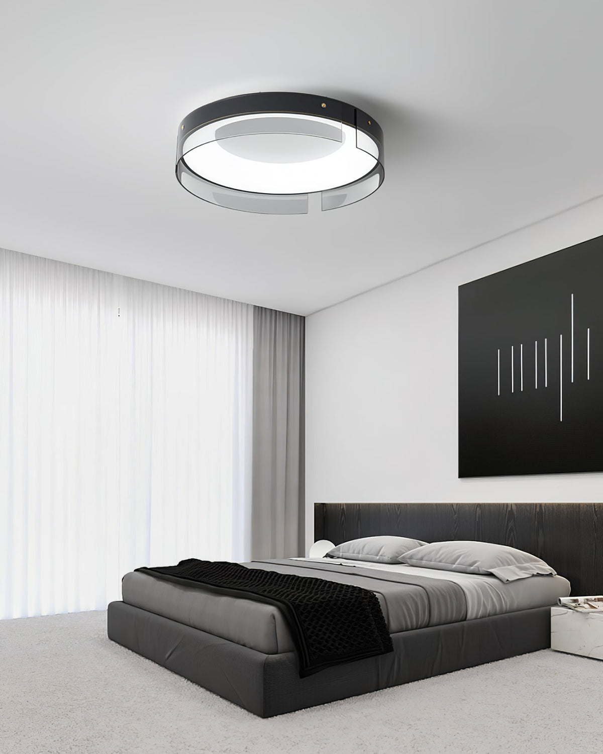 Ovenaris modern Minimalistisch Messing Plafondlamp