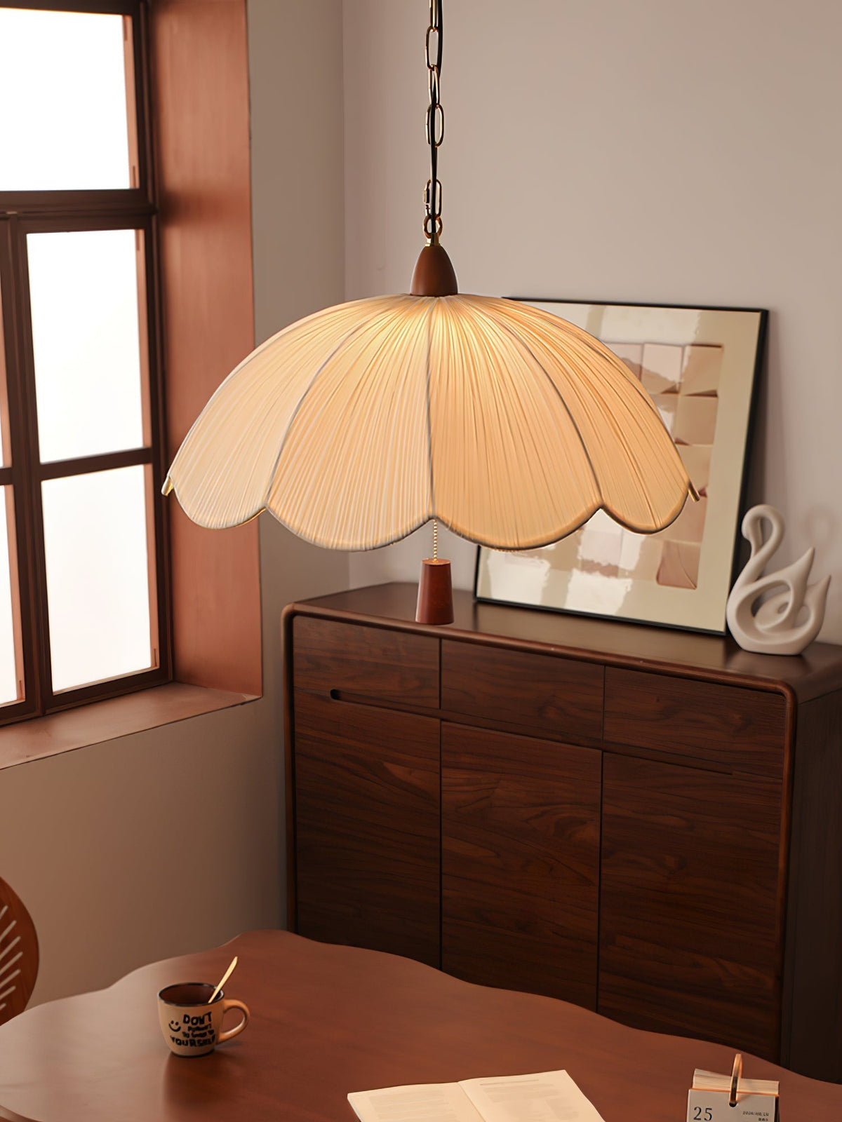 Vephael Art Nouveau hanglamp met kleurstof