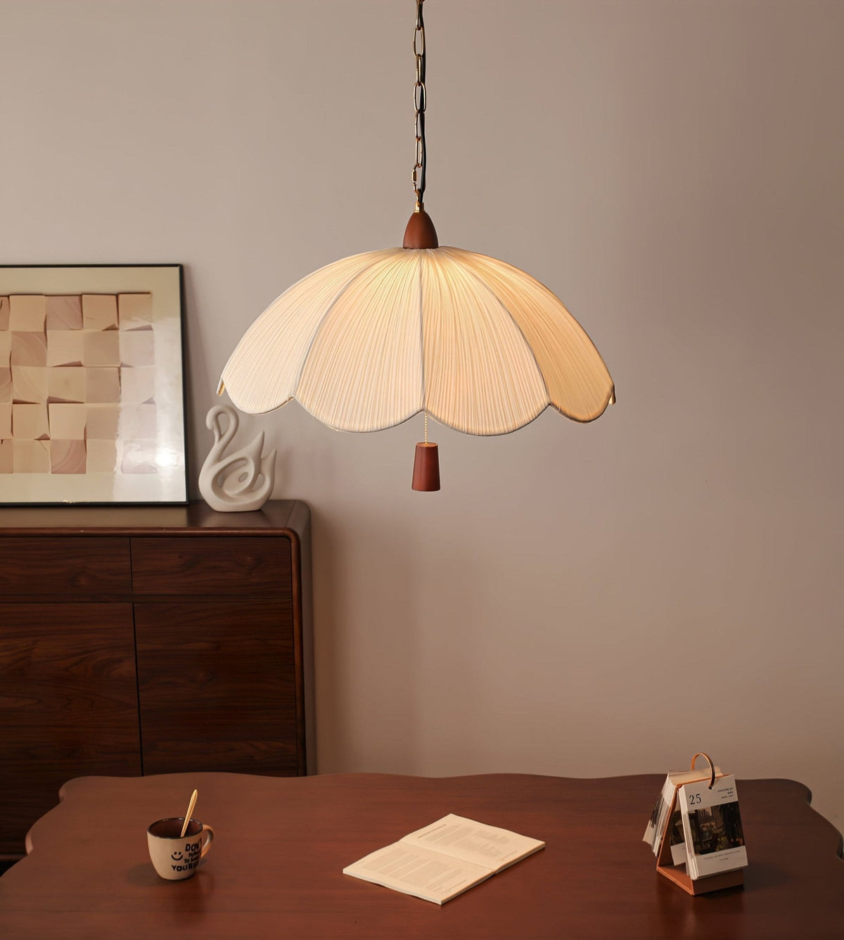 Vephael Art Nouveau hanglamp met kleurstof