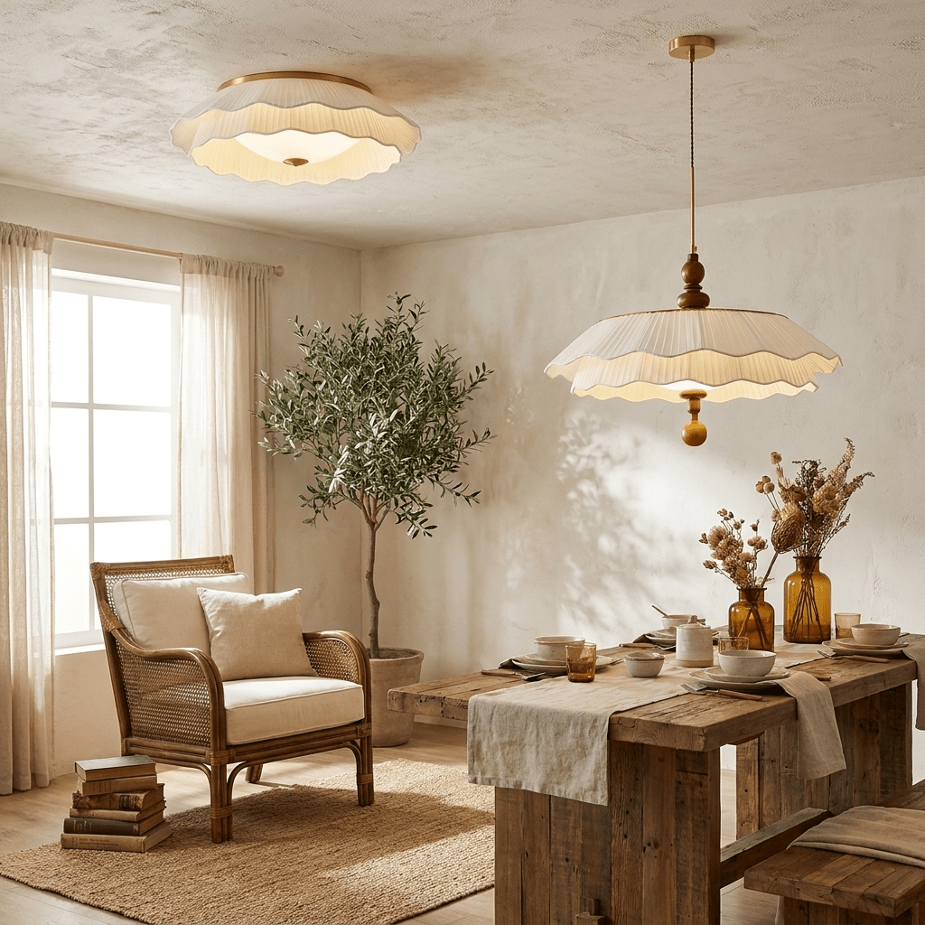 Celestian Epoque Plooide plafondlamp