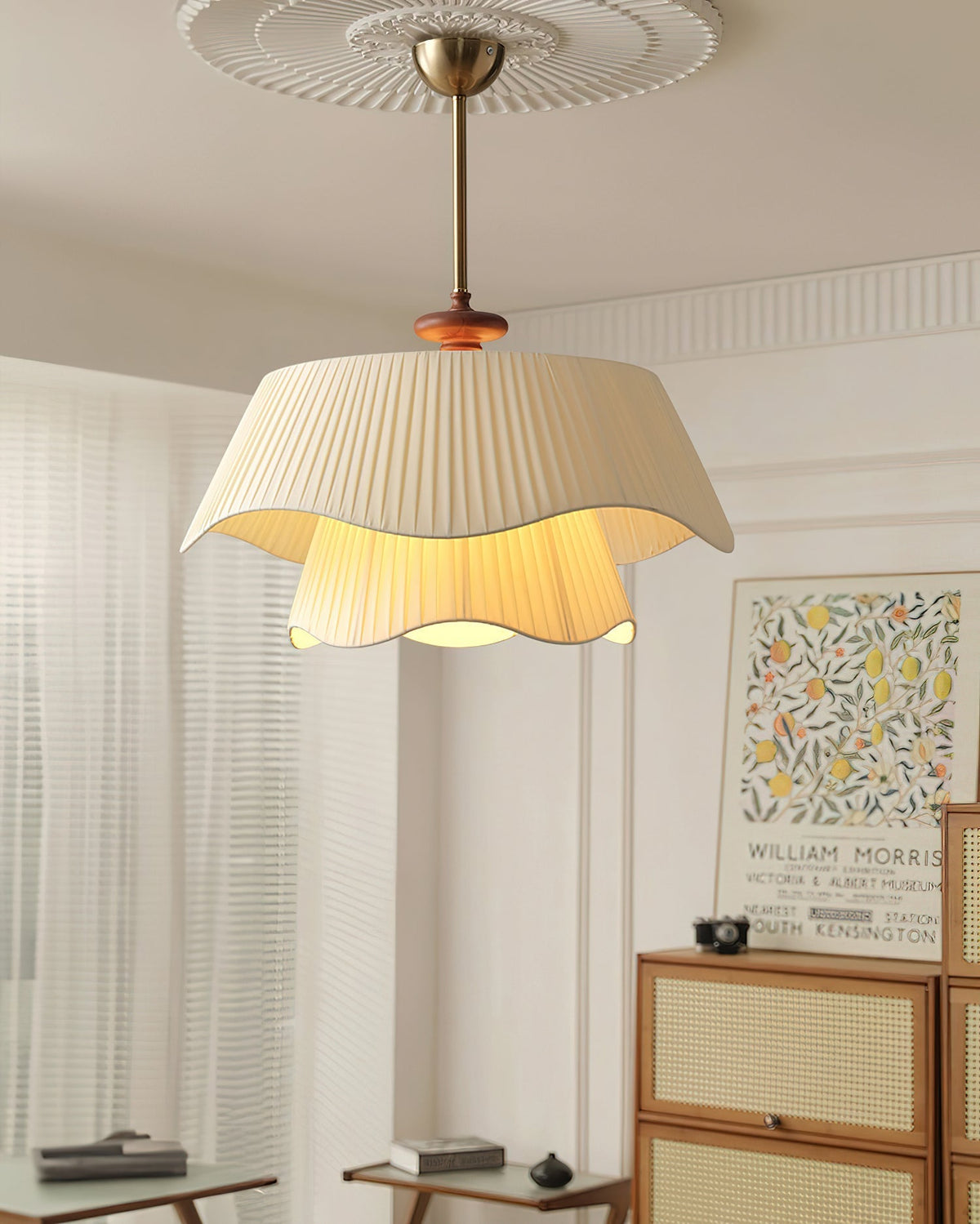 Novenq Premium elegantie hanglamp van walnoothout