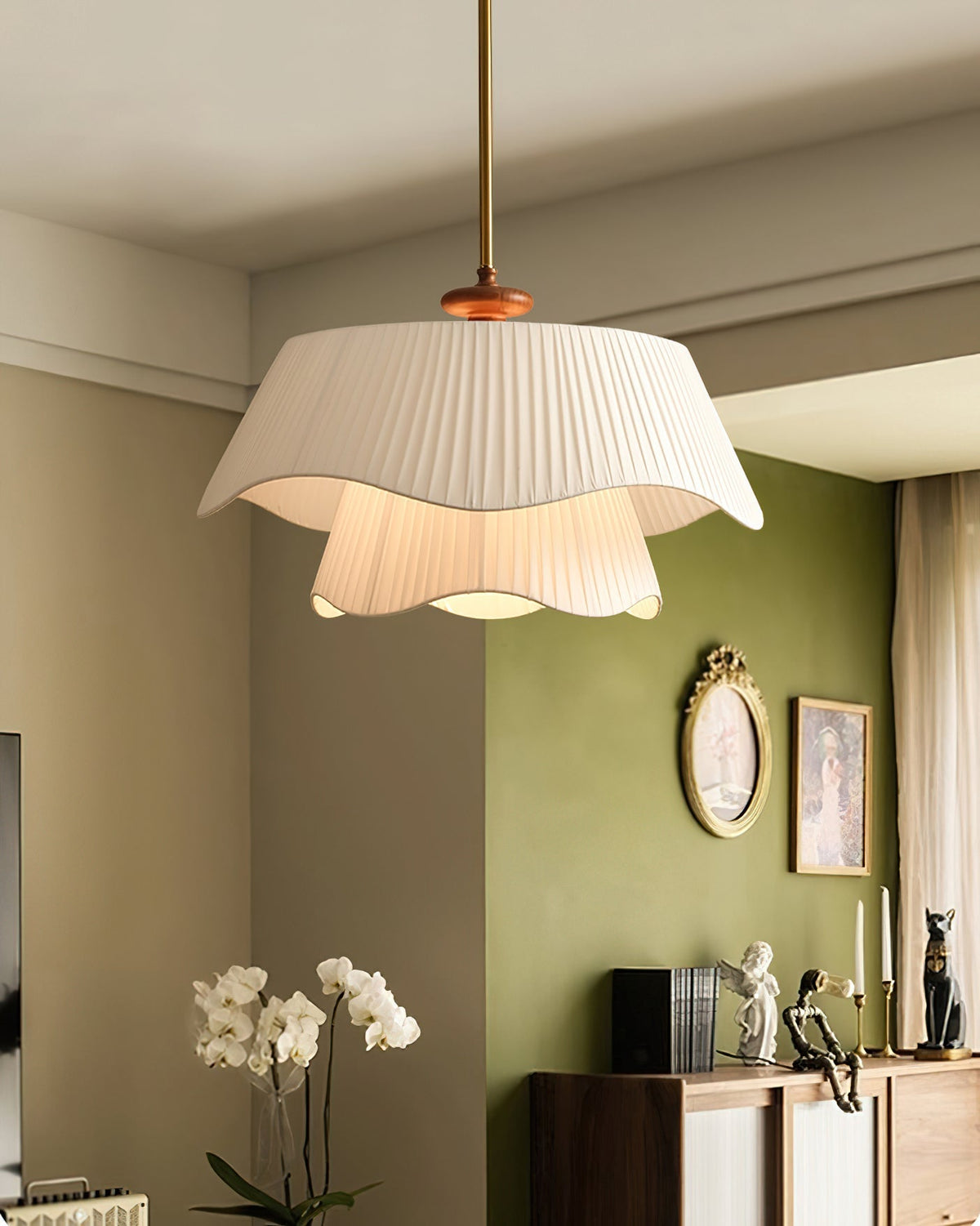 Novenq Premium elegantie hanglamp van walnoothout