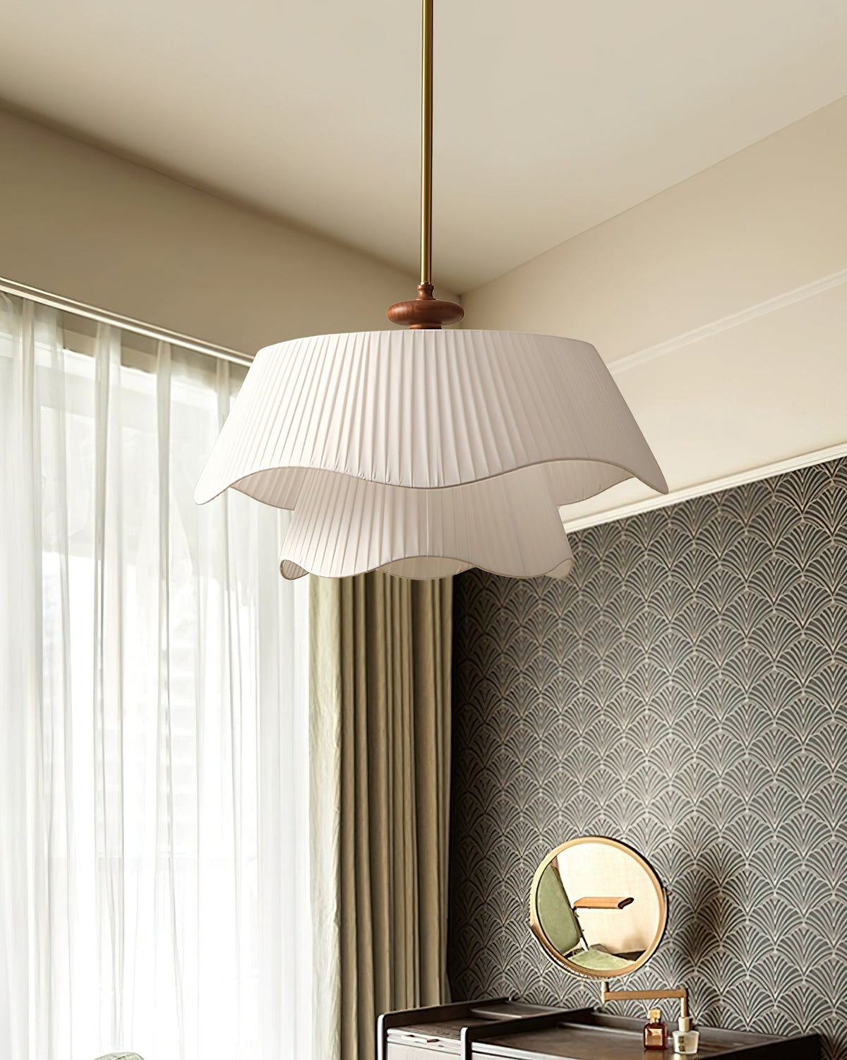 Novenq Premium elegantie hanglamp van walnoothout