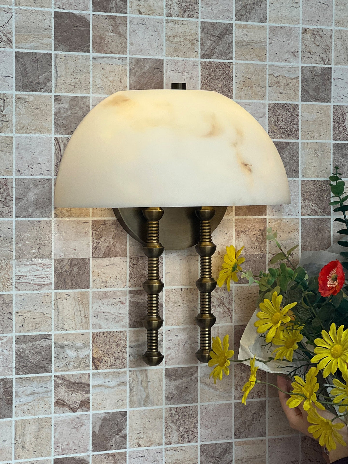Bellini albasten wandlamp