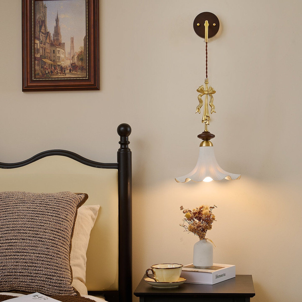 Lilac wandlamp