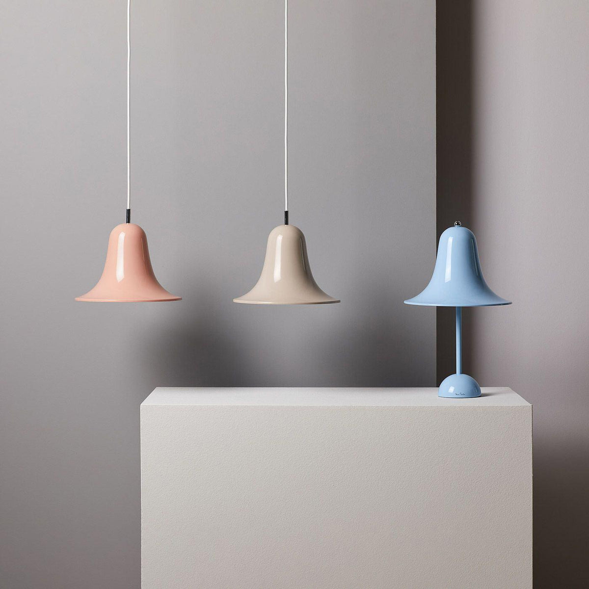 Nevin Minimalistische hanglamp met klokkenkap