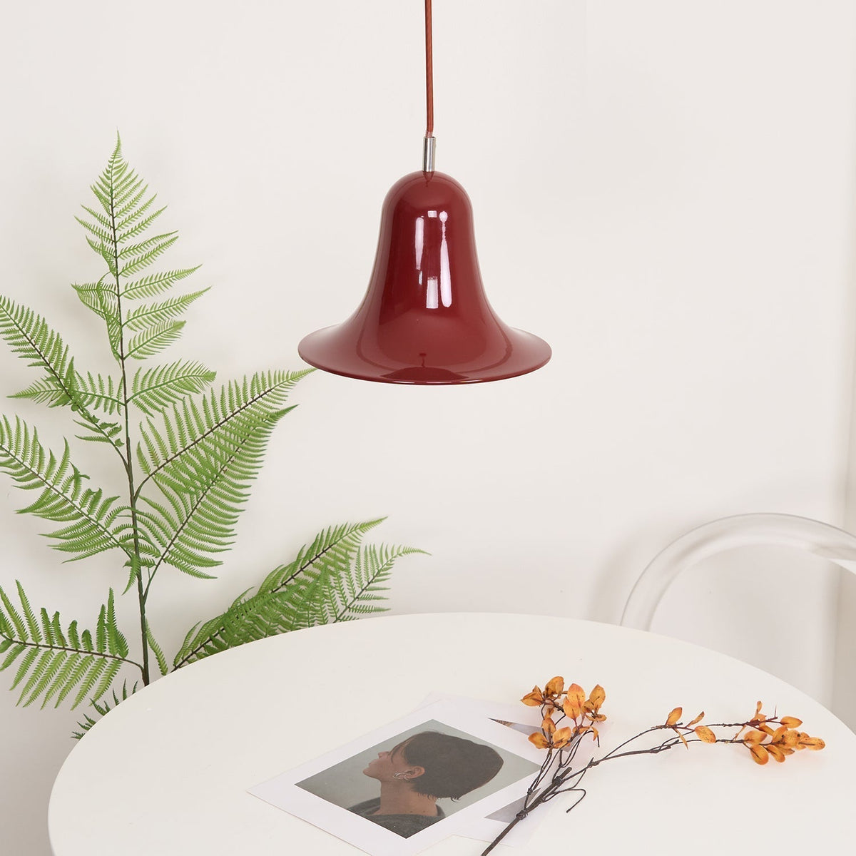 Nevin Minimalistische hanglamp met klokkenkap