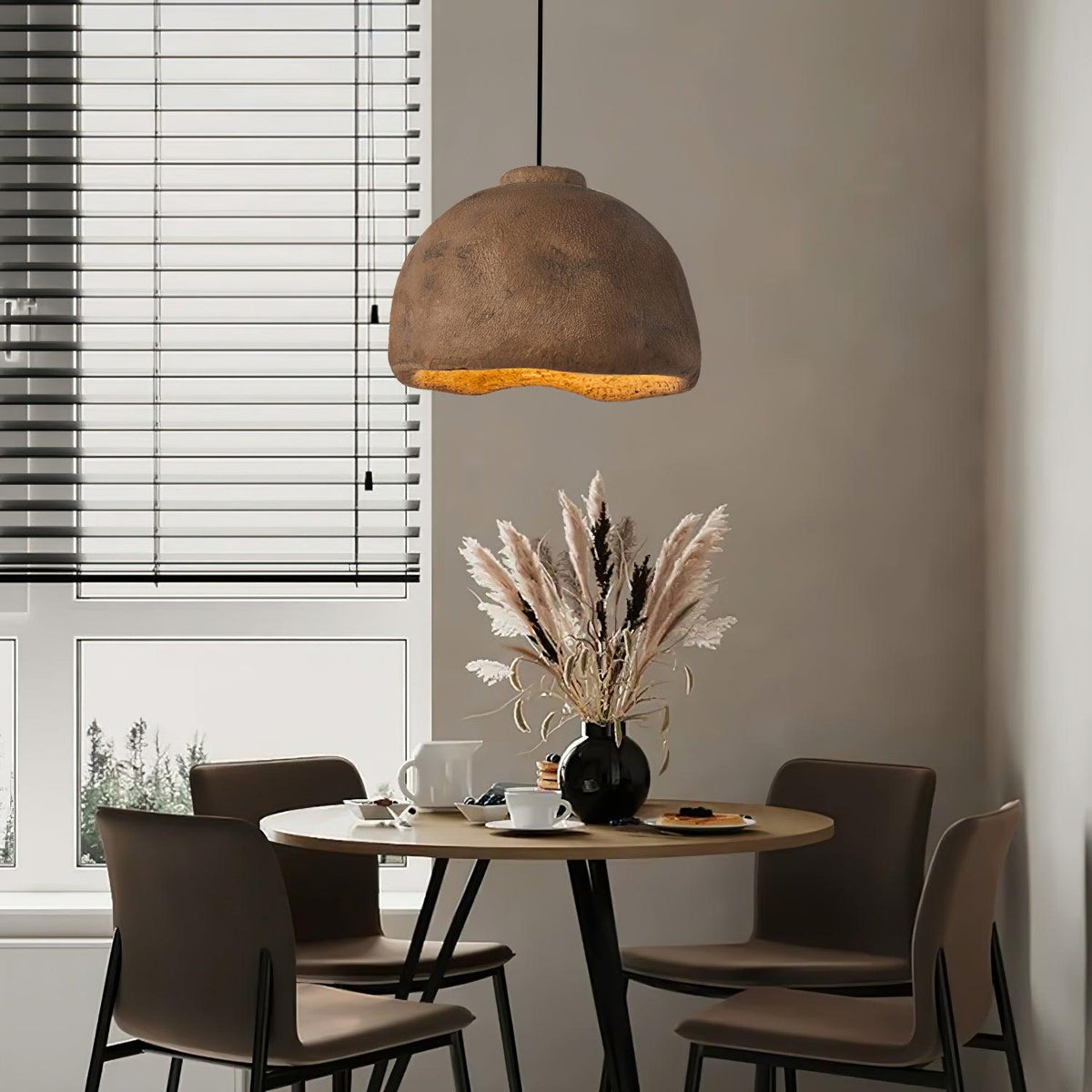 Dirixon Industriële hanglamp grijs en bruin