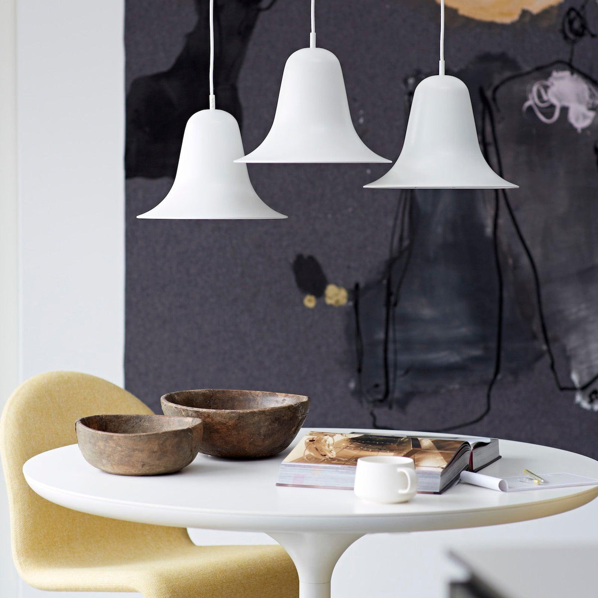 Nevin Minimalistische hanglamp met klokkenkap