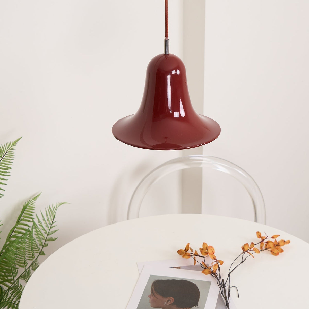 Nevin Minimalistische hanglamp met klokkenkap