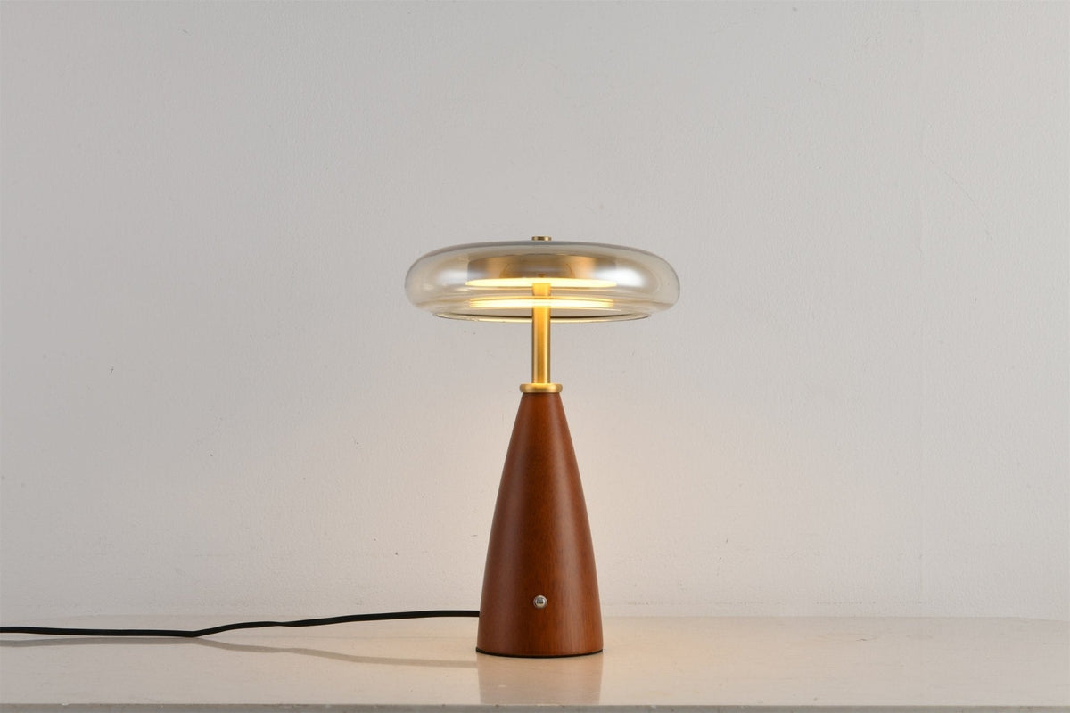 Mushroom Retro-glas tafellamp