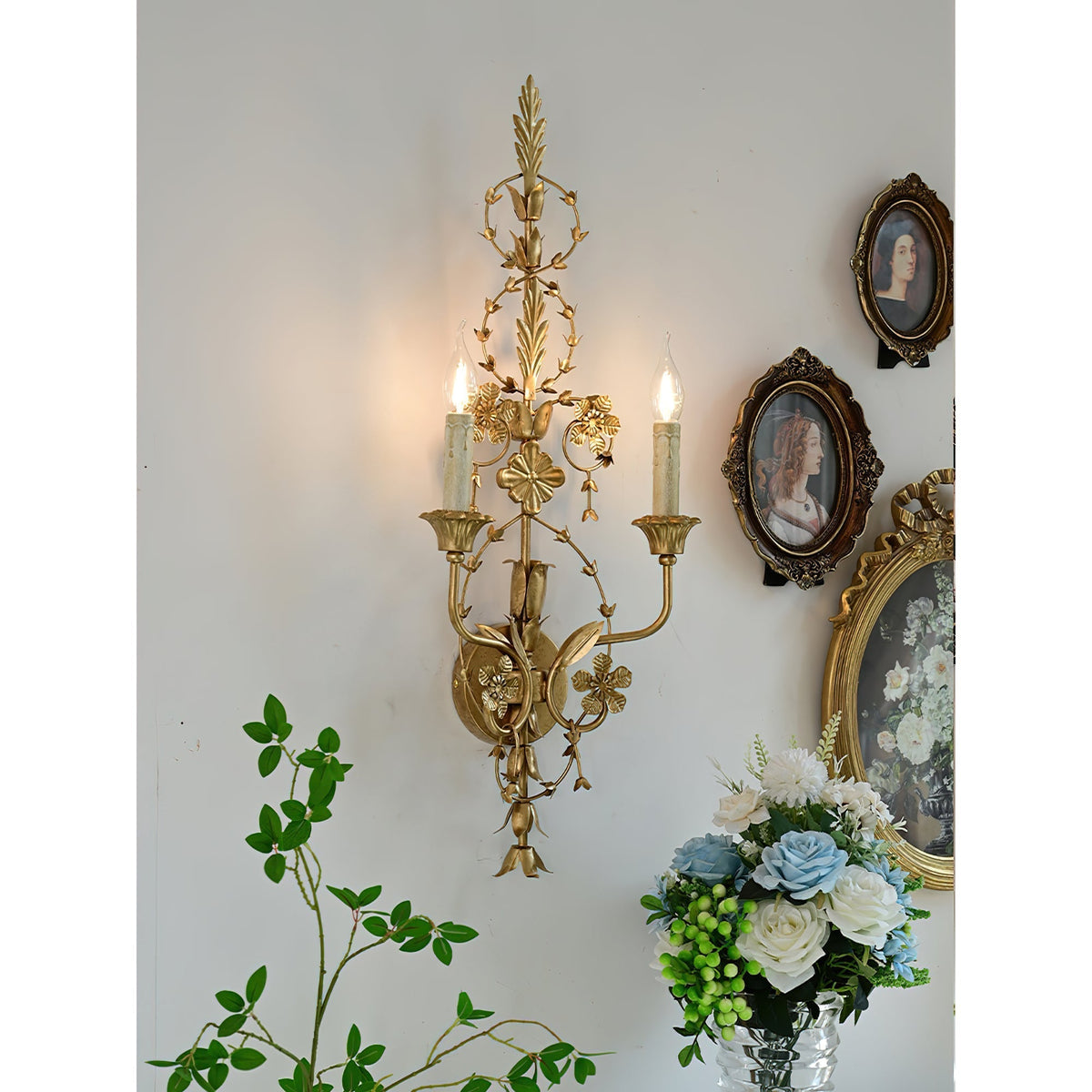 Aevuvyu Premium Vintage Industriële wandlamp van metaal