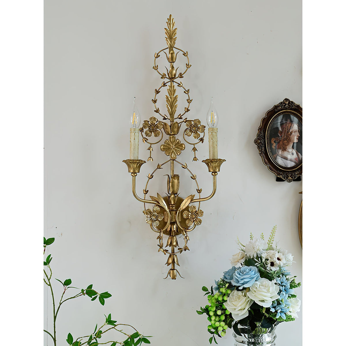 Aevuvyu Premium Vintage Industriële wandlamp van metaal