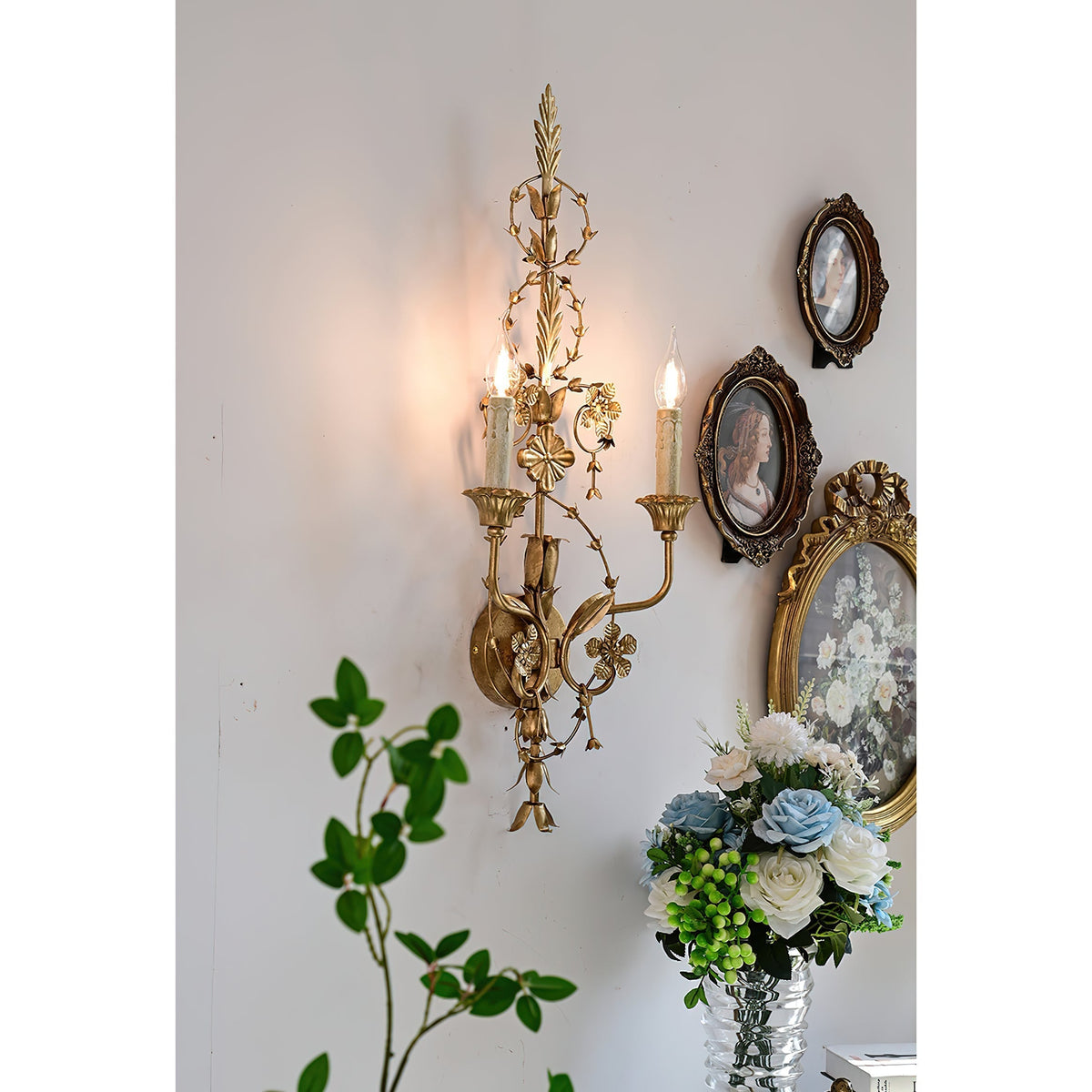 Aevuvyu Premium Vintage Industriële wandlamp van metaal