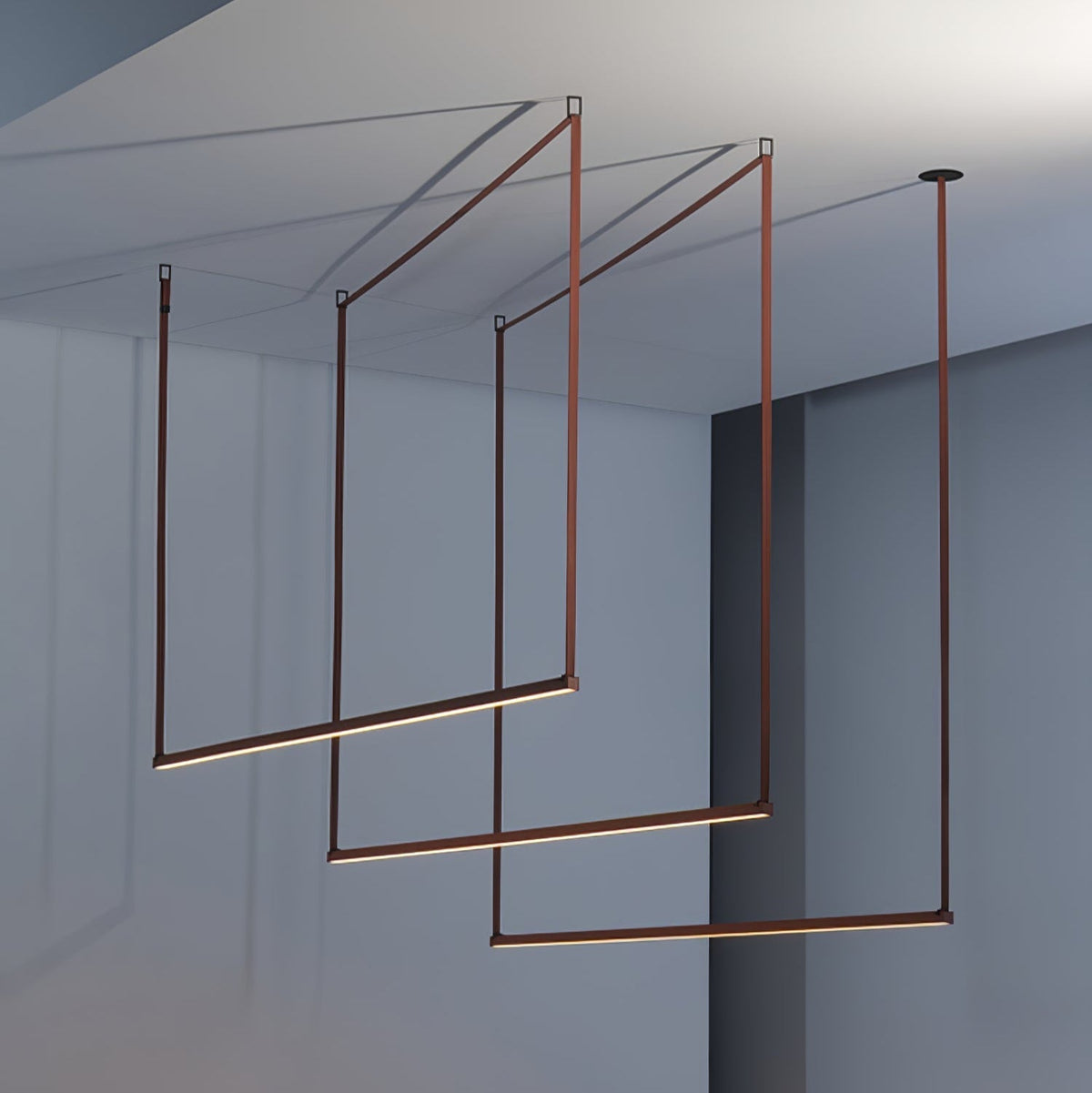 Gideon Minimalistische hanglamp met lineaire vormgeving