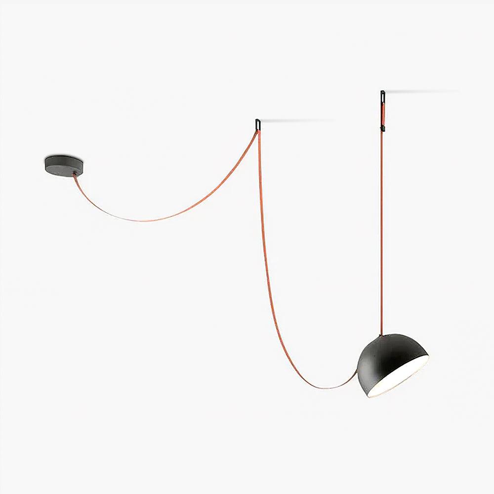 Elarok Moderne minimalistische combinatie hanglamp van leer