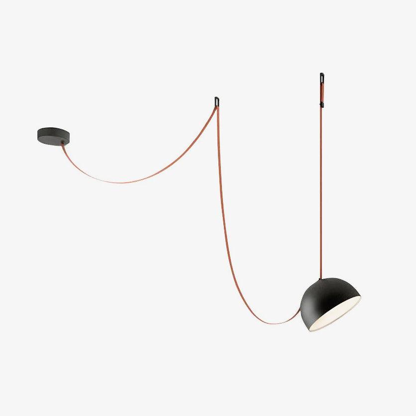 Elarok Moderne minimalistische combinatie hanglamp van leer