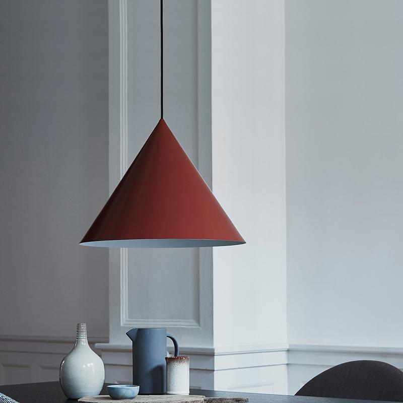 Caeluvyu moderne minimalistische hanglamp van donker metaal