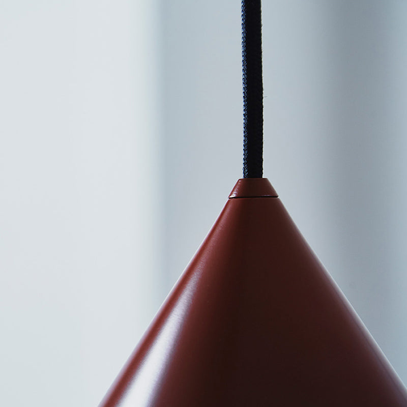 Caeluvyu moderne minimalistische hanglamp van donker metaal