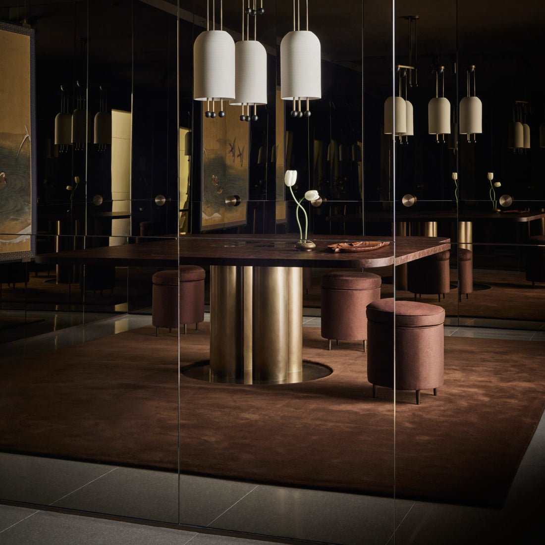 Qir Traditionele Elegante hanglamp van glas