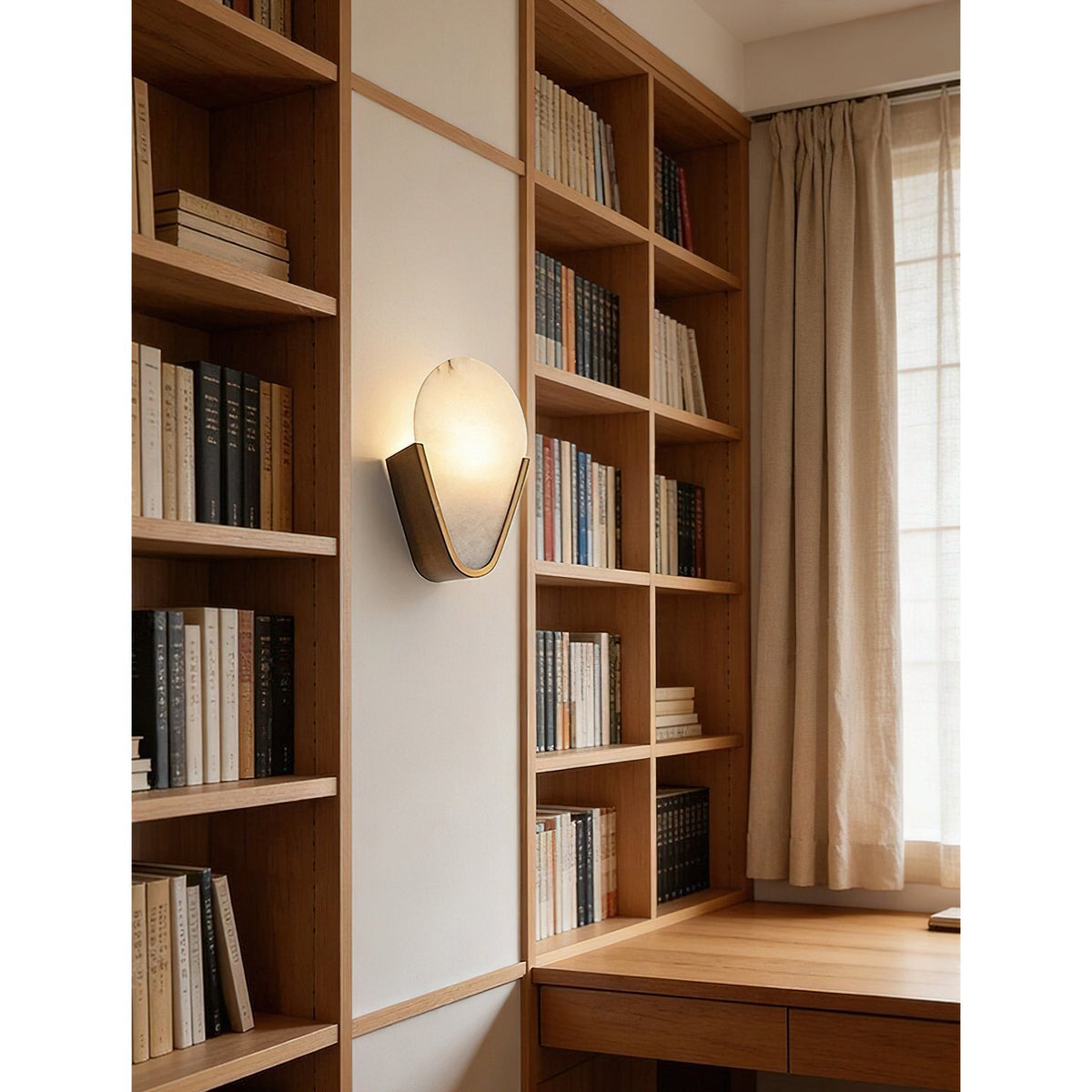 Bernina albasten wandlamp