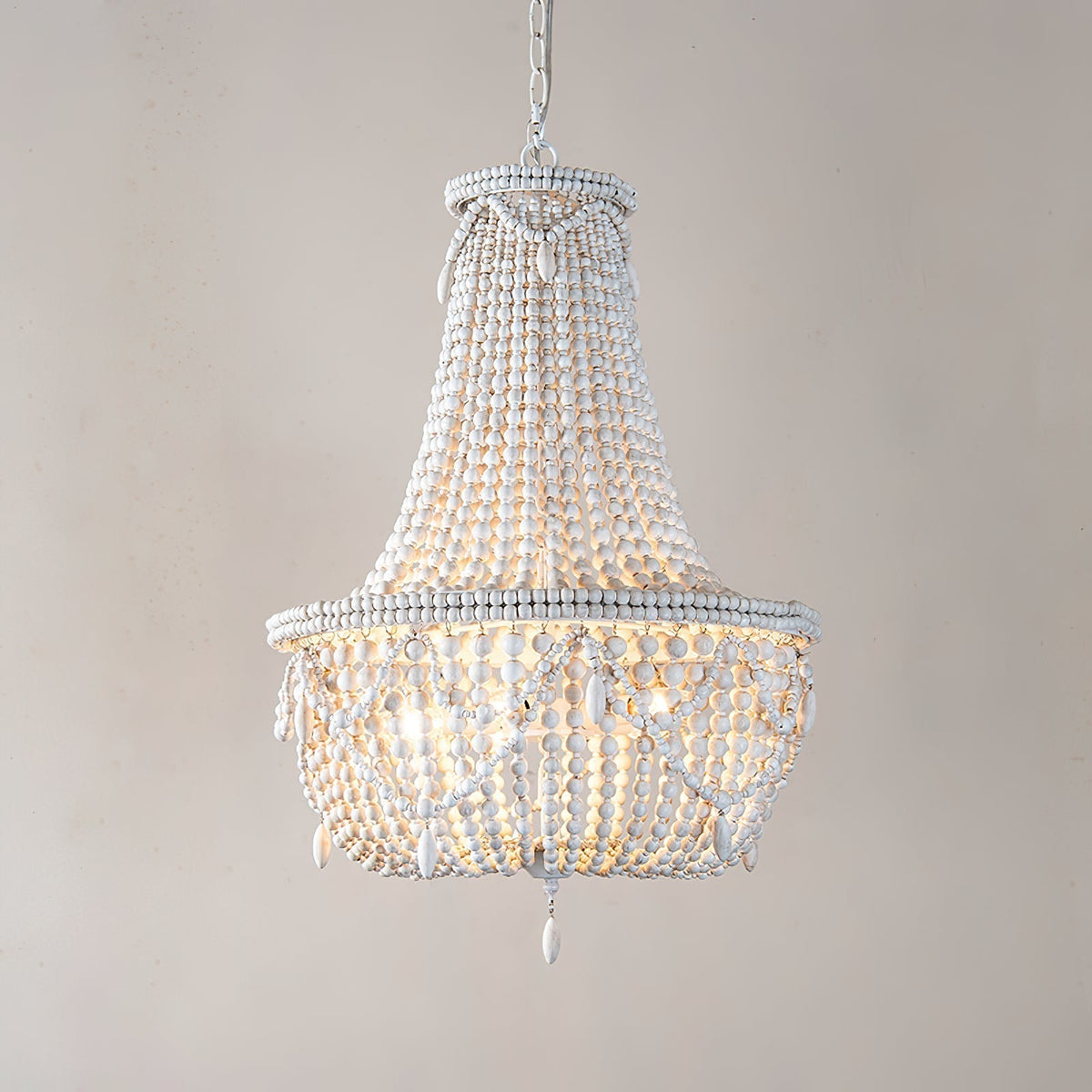 Eirikuvyu Postmodern luxe Bead Metal hout Kroonluchter
