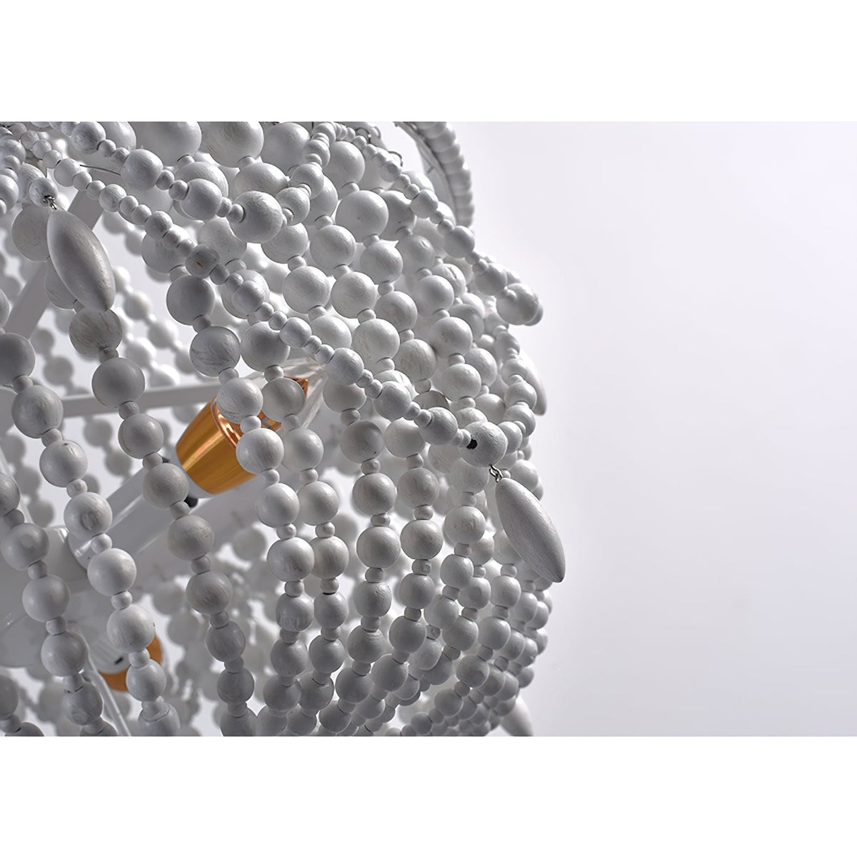 Eirikuvyu Postmodern luxe Bead Metal hout Kroonluchter