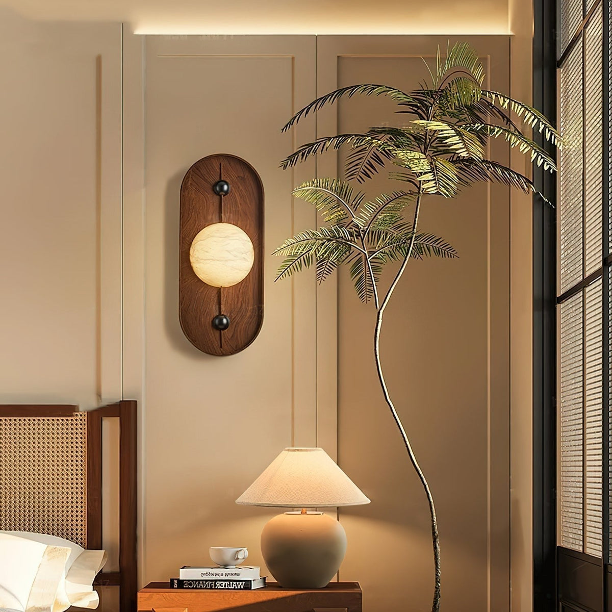 Bodhi albasten wandlamp