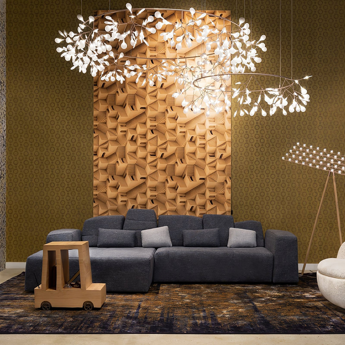 Dore kroonluchter Firefly Branch LED
