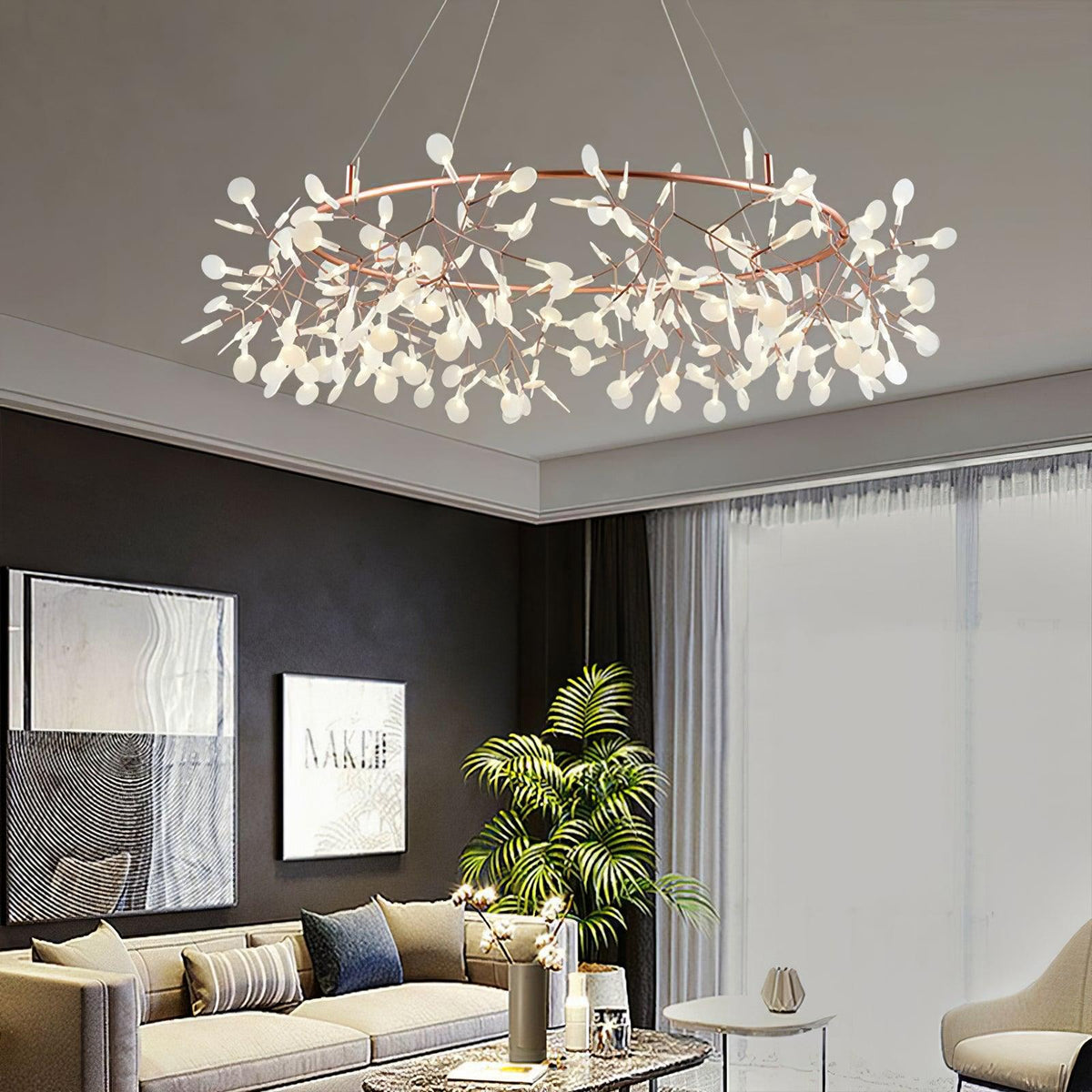 Dore kroonluchter Firefly Branch LED