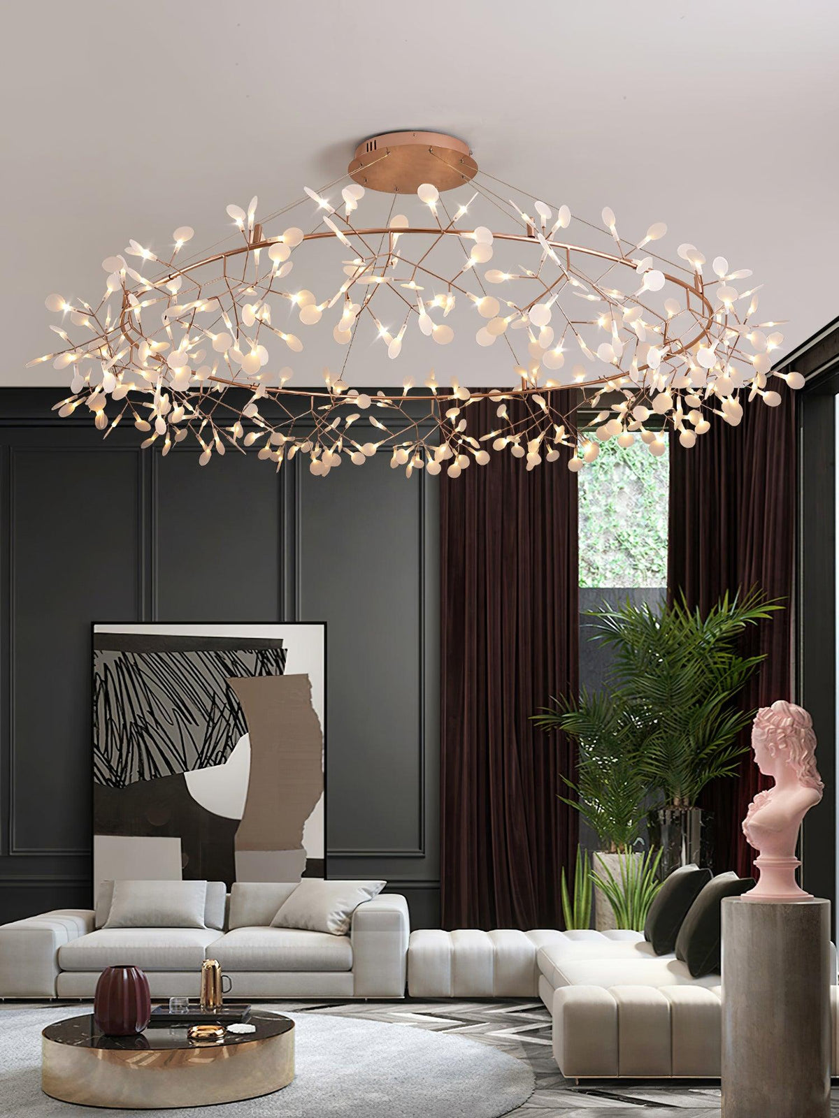 Dore kroonluchter Firefly Branch LED