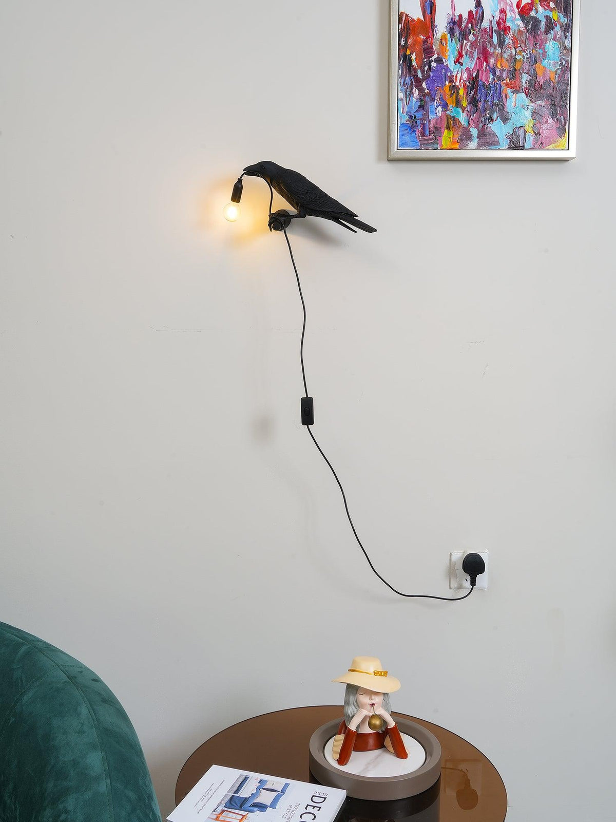 Tirixel hars Whimsical wandlamp
